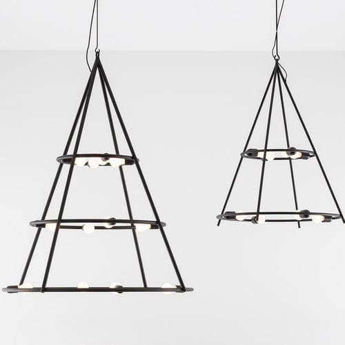 Lustre moderne - EL PORÍS - Artemide - en métal / professionnel / géométrique
