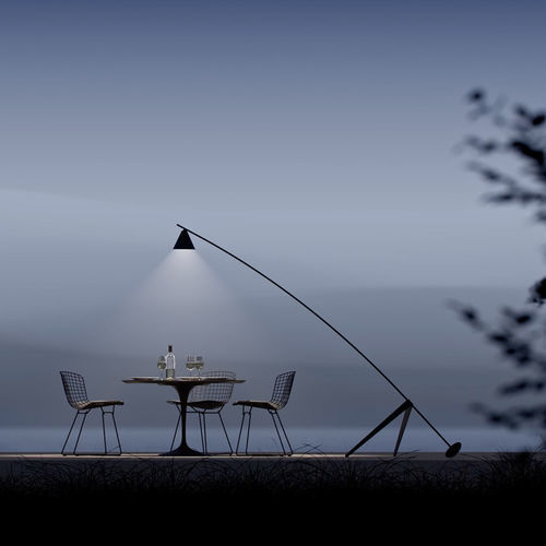 Lampe de sol - VEA - Artemide - en métal / design / sans fil