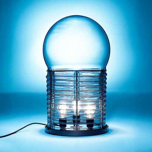 Lampe de table - ALCINOO - Artemide - en métal / en verre / en verre soufflé