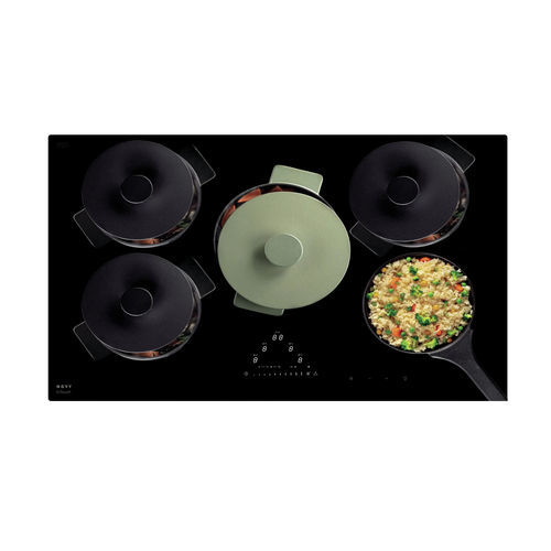 Table de cuisson à induction - Pro - NOVY N.V. - 5 foyers / encastrable / avec commandes tactiles