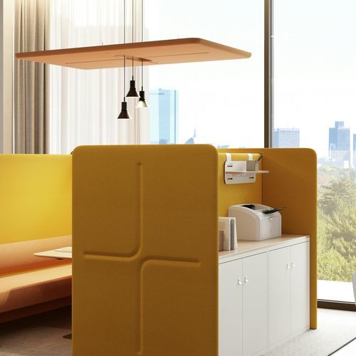 Séparateur d'espace pour bureau - QUARTERS - BISLEY - sur mesure / acoustique