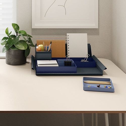 Plateau de rangement en caoutchouc - DESK - BISLEY - en acier / en tissu