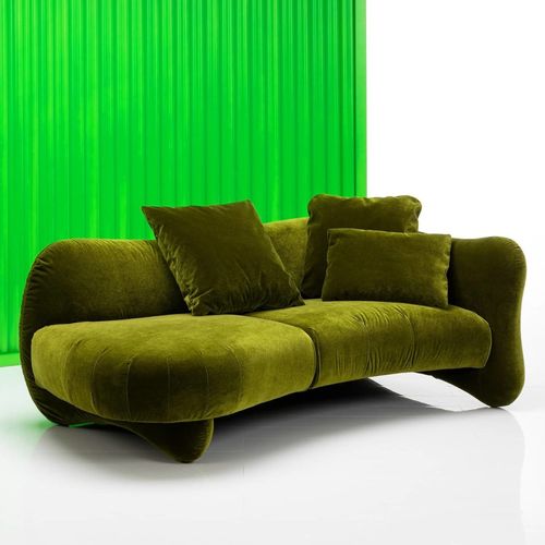Canapé modulable - bongo bay - bruehl - d'angle / contemporain / en tissu