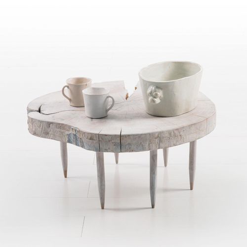 Table basse design original - hammersvik - bruehl - en hêtre / avec piètement en hêtre / résidentielle