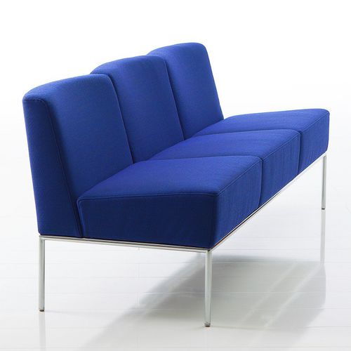 Banquette contemporaine - add1•• - bruehl - en tissu / avec dossier / avec accoudoirs