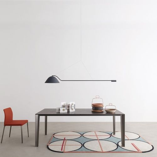 Table contemporaine - SKIN - DESALTO spa - en MDF / en métal / en céramique