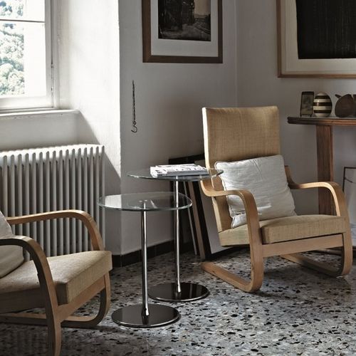 Table d'appoint contemporaine - MIXIT - DESALTO spa - en verre / en céramique / en stratifié