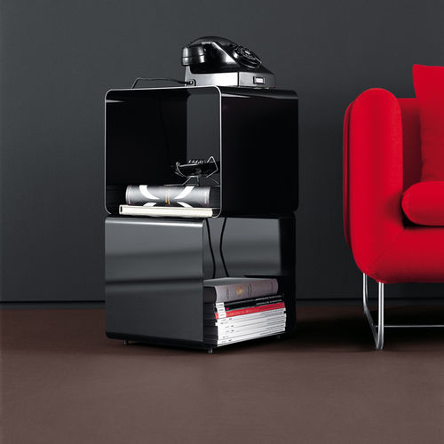 Étagère modulable - DADI - DESALTO spa - contemporaine / en acier peint / noire