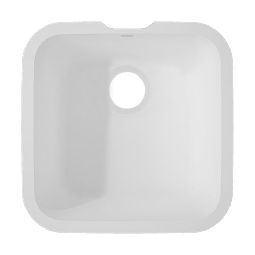 Évier 1 bac - Sweet - CORIAN - sans égouttoir / en Corian® / encastrable