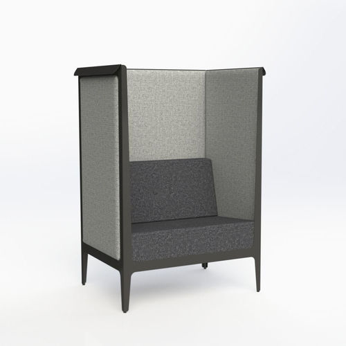 Fauteuil contemporain - TAITE-1H - Vivero - en tissu / en acier / de concentration