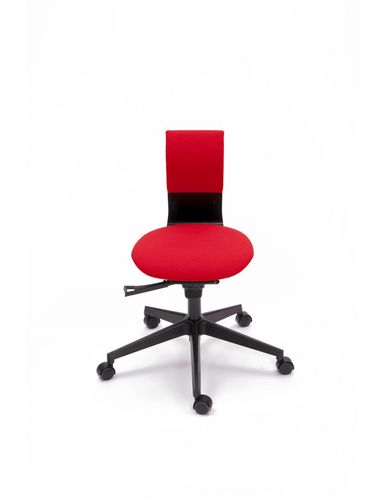 Chaise de bureau contemporaine - JOBB - Vivero - en bois / avec piètement en aluminium / tapissée