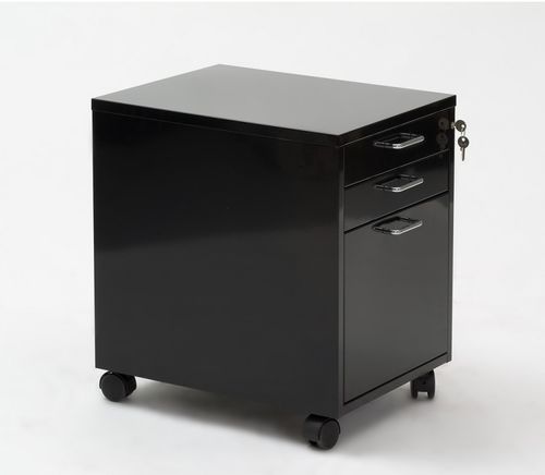 Caisson de bureau en acier - RKH  - Vivero - à 3 tiroirs / à roulettes