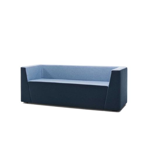 Canapé contemporain - BIT - Martela - en tissu / bleu / contract