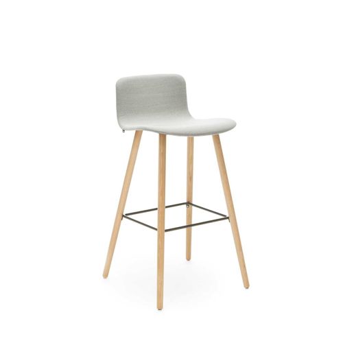 Chaise de bar contemporaine - SOLA - Martela - d'intérieur / en bois / en tissu