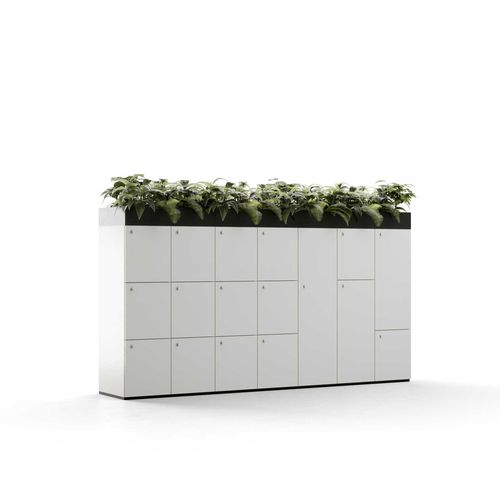 Casier vestiaire en mélaminé - CAPA - Martela - à clé / professionnel / pour stockage
