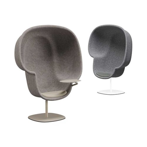 Chaise contemporaine - Hubbe  - Martela - d'intérieur / en PET / en feutre