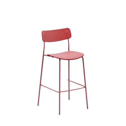 Chaise de bar contemporaine - Ella  - Martela - d'intérieur / en plastique / en stratifié