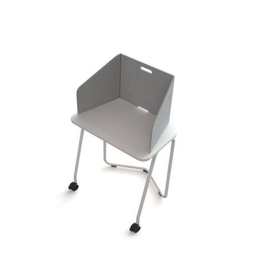 Séparateur de bureau sur bureau - FLIP - Martela - en PET / en fibre de polyester / acoustique