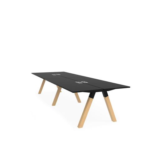 Table de conférence contemporaine - FRANKIE - Martela - en placage de bois / en chêne / en frêne