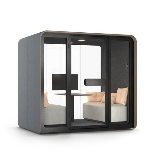 Cellule de concentration acoustique - Podbooth Meeting - Martela - pour 4 personnes / pour réunion / en feutre