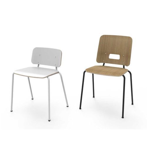Chaise contemporaine - GRIP NXT - Martela - d'intérieur / en bois / avec piètement en métal