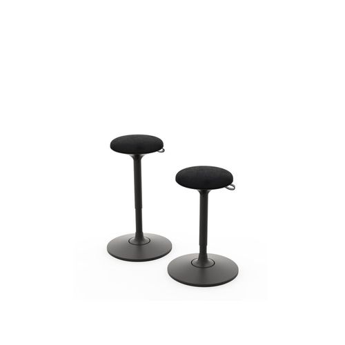 Tabouret contemporain - Ziggy - Martela - en cuir / en tissu / avec piètement en métal