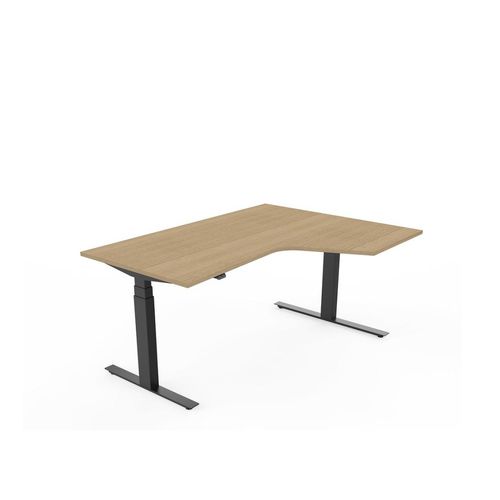 Bureau assis-debout - Pinta S&S - Martela - sur pied / contemporain / en acier laqué
