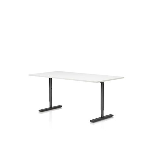 Bureau assis-debout - Pinta II - Martela - sur pied / design / en acier laqué