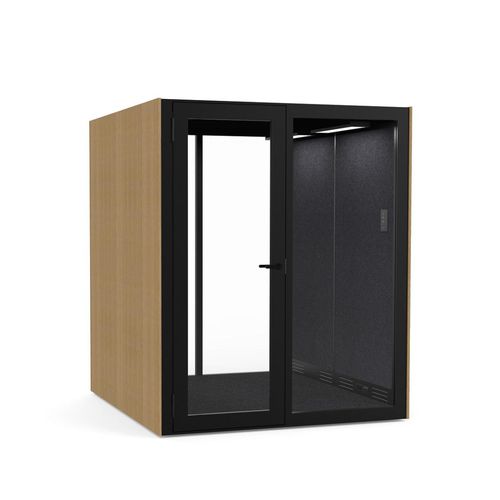 Bureau POD avec éclairage intégré - Sono Work M - Martela - acoustique / USB / avec éclairage LED intégré