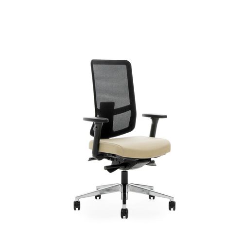 Chaise de travail en plastique - JAMES MESH - Martela - en aluminium / en maille / en tissu