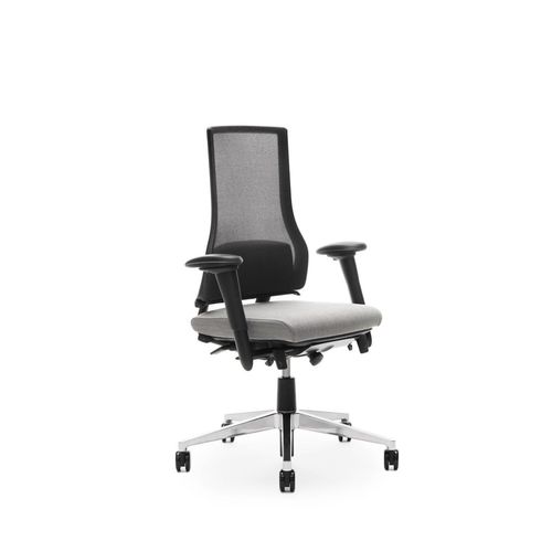Chaise de travail en plastique - AXIA 2.50 - Martela - en aluminium / en tissu / en aluminium poli