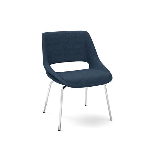 Chaise visiteur contemporaine - MINI KILTA - Martela - d'intérieur / en tissu / avec piètement en métal