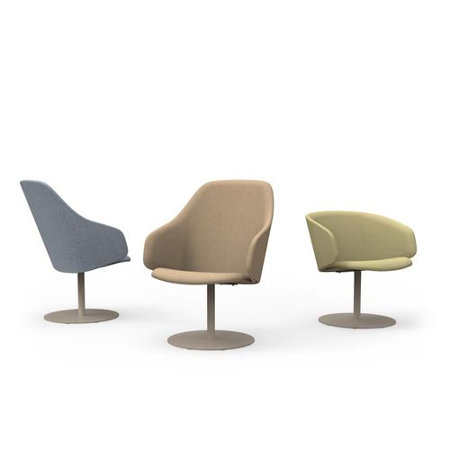 Chaise contemporaine - SOLA  - Martela - d'intérieur / en tissu / avec piètement en métal