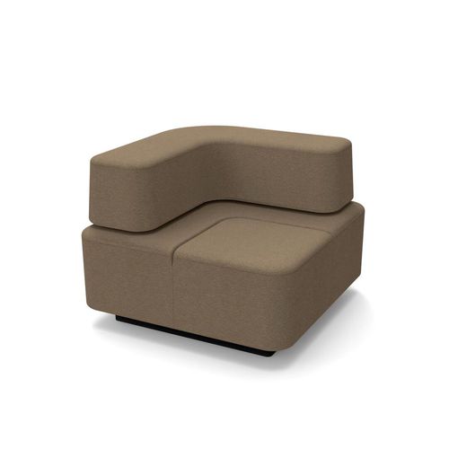 Fauteuil contemporain - Movie - Martela - en tissu / d'angle / tapissé