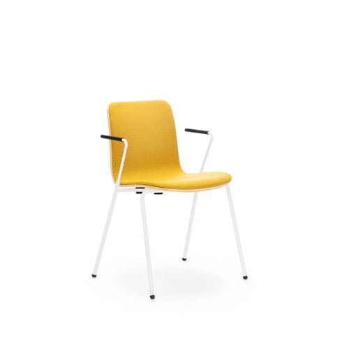 Chaise visiteur contemporaine - SOLA - Martela - d'intérieur / en tissu / avec piètement en métal