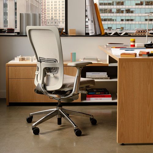 Chaise de bureau design - ZODY - Haworth Europe - d'intérieur / en plastique / en aluminium