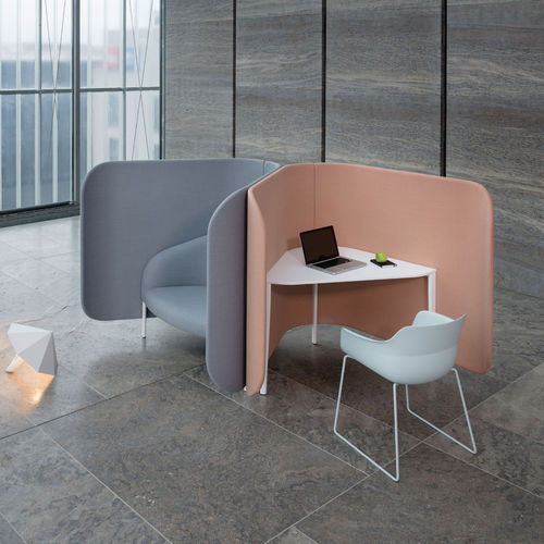 Bureau pour open space - CELLULAR - Haworth Europe - contemporain / en stratifié / modulable