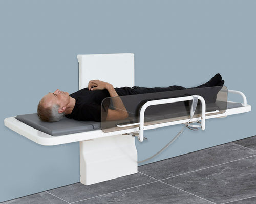 Table à langer en aluminium - VARIO - Ropox A/S - en acier inoxydable / stratifiée / murale