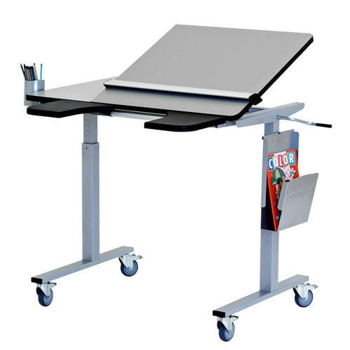 Table à dessin contemporaine - ERGO - Ropox A/S - en stratifié / en aluminium / avec piètement en aluminium