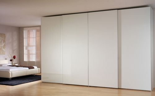 Armoire contemporaine - ASCONA - Rüttimann AG - en verre / à porte coulissante