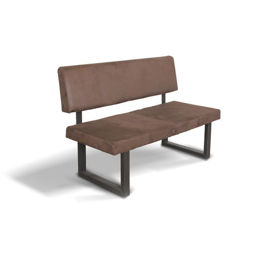 Banc contemporain - KONSTANZ - Ecomatrix SRL - en acier / en acier peint / en tissu
