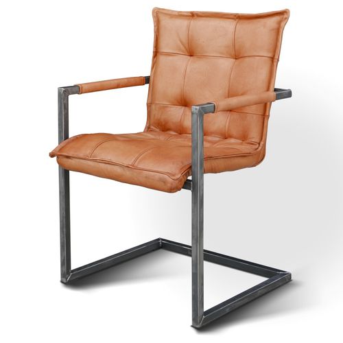 Chaise contemporaine - CAPO INDUCHAIR - Ecomatrix SRL - d'intérieur / en cuir / avec piètement en acier