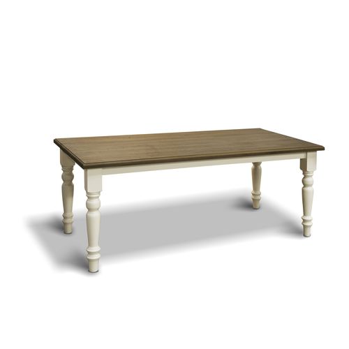 Table classique - WILMA - Ecomatrix SRL - en chêne / avec piètement en pin / rectangulaire