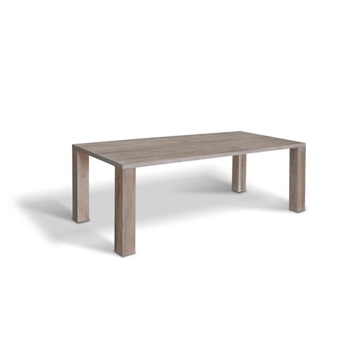 Table contemporaine - LEO - Ecomatrix SRL - en chêne / avec piètement en chêne / rectangulaire