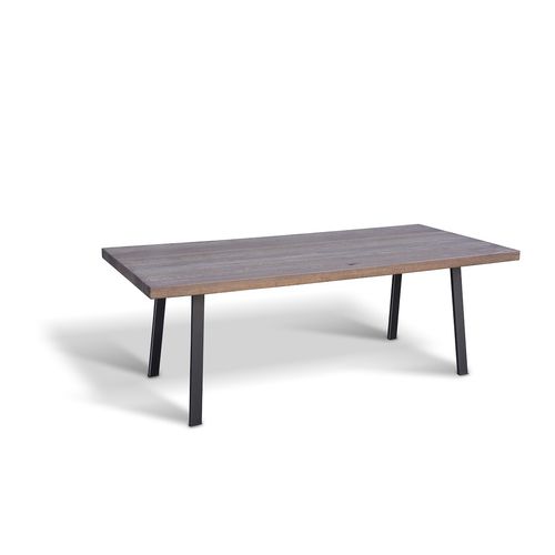 Table contemporaine - INKA - Ecomatrix SRL - en chêne / en bois huilé / avec piètement en acier