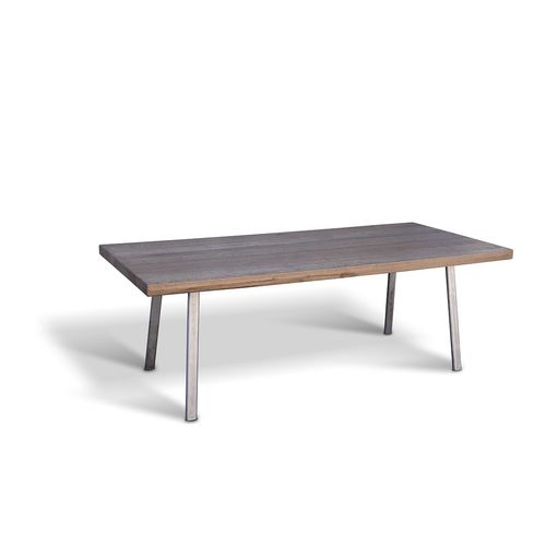 Table contemporaine - TEDDY - Ecomatrix SRL - en chêne / en bois huilé / avec piètement en acier