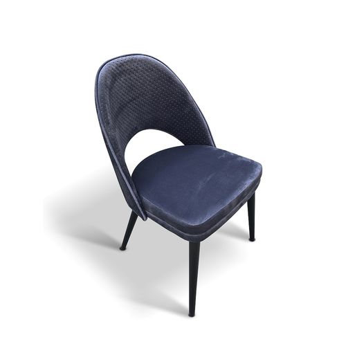 Chaise contemporaine - ESTELLA - Ecomatrix SRL - d'intérieur / en velours / avec piètement en hêtre