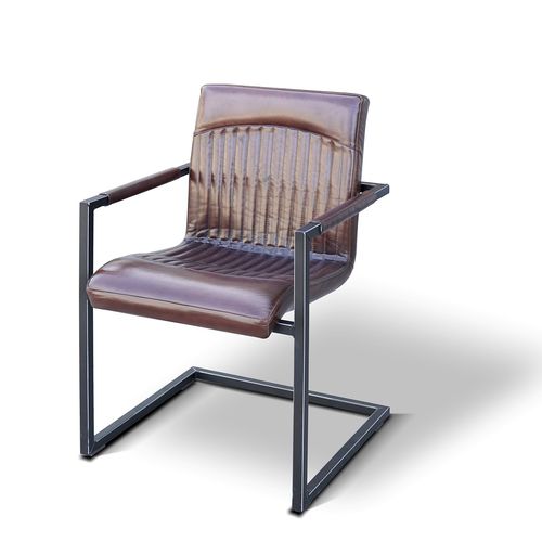 Chaise vintage - CORVETTE 2  - Ecomatrix SRL - d'intérieur / en bois / avec piètement en acier