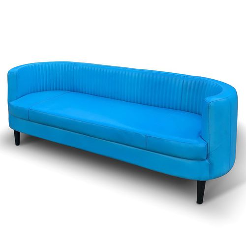 Canapé vintage - PERLA - Ecomatrix SRL - en cuir / marron / gris