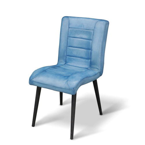 Chaise contemporaine - PONTIAC  - Ecomatrix SRL - d'intérieur / en cuir / tapissée